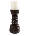 WOODEN CANDLE HOLDER (BROWN) WOODEN CANDLE HOLDER (BROWN)